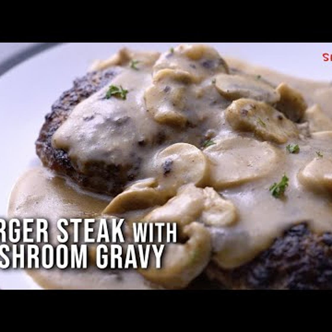 Burger Steak with Mushroom Gravy, SIMPOL!