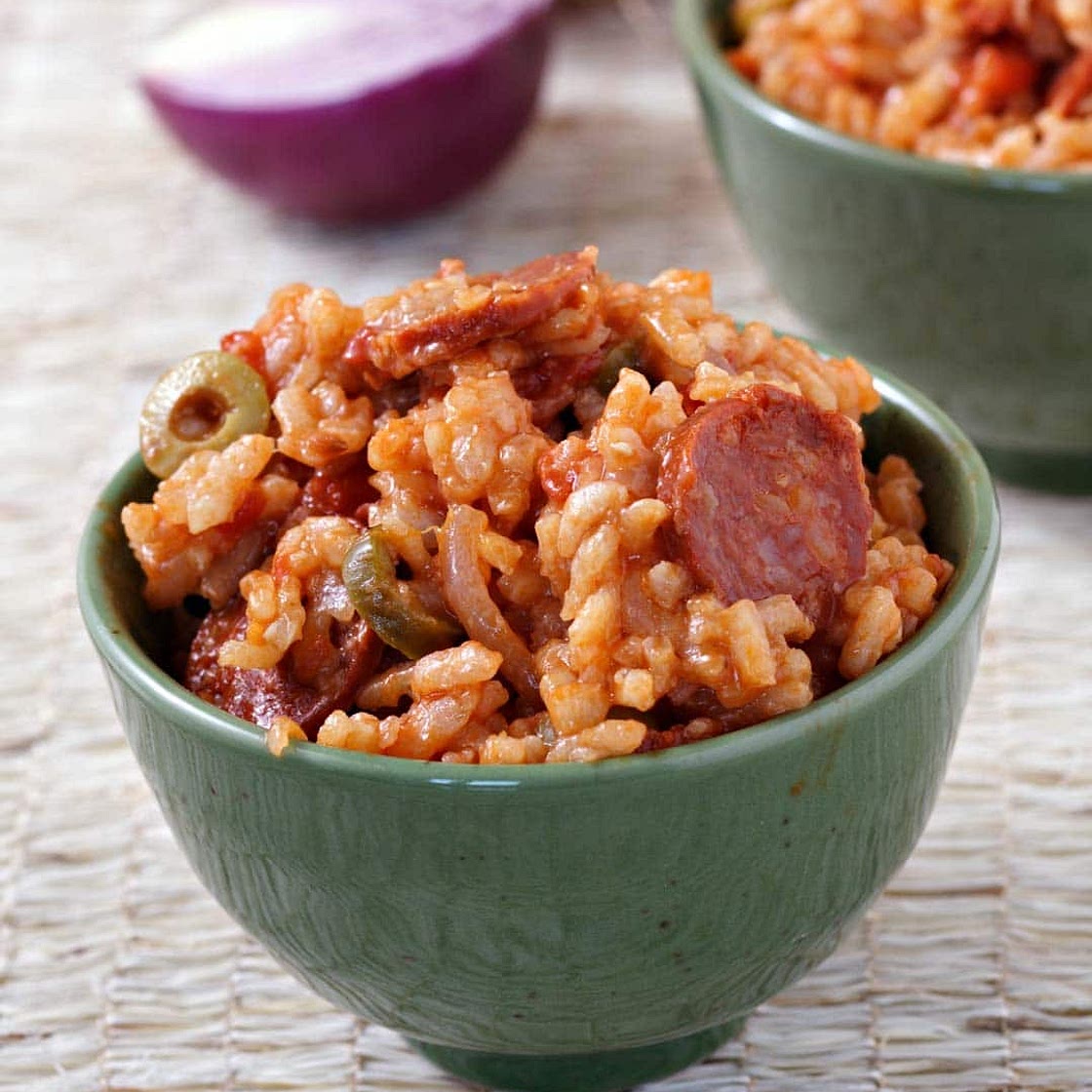 Risotto chorizo poirreau
