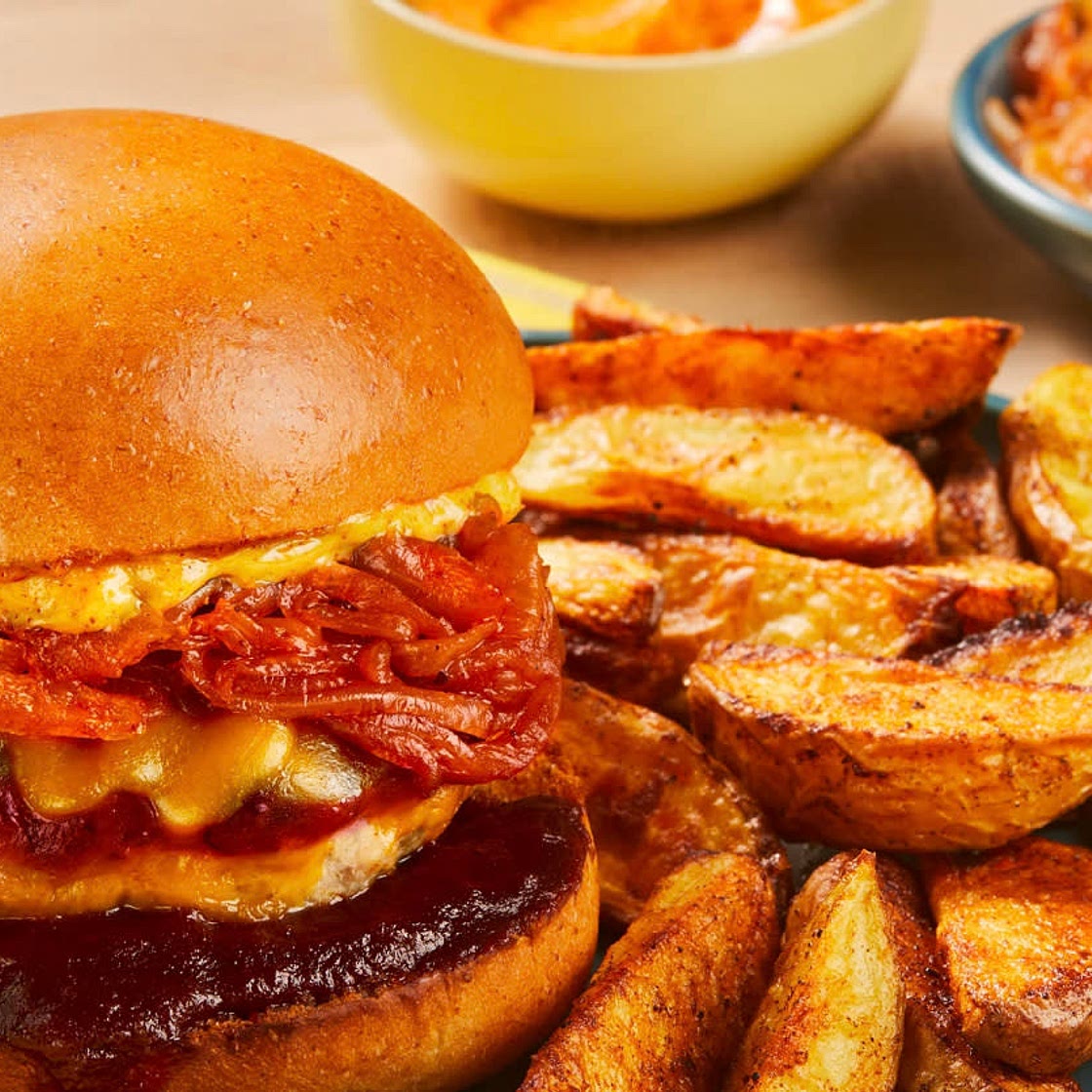 BBQ Cheddar Burgers