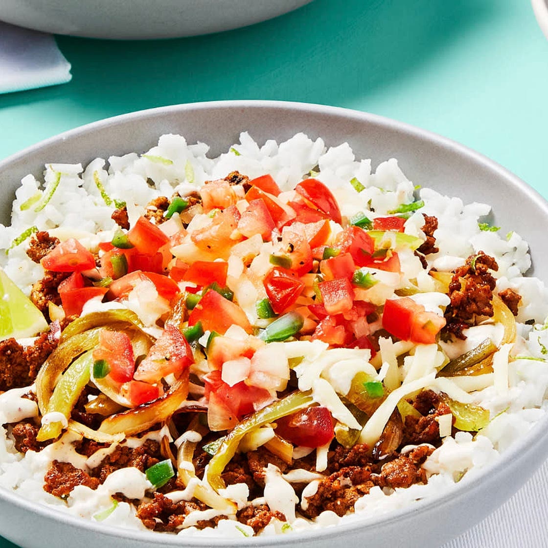 Turkey Fajita Bowls