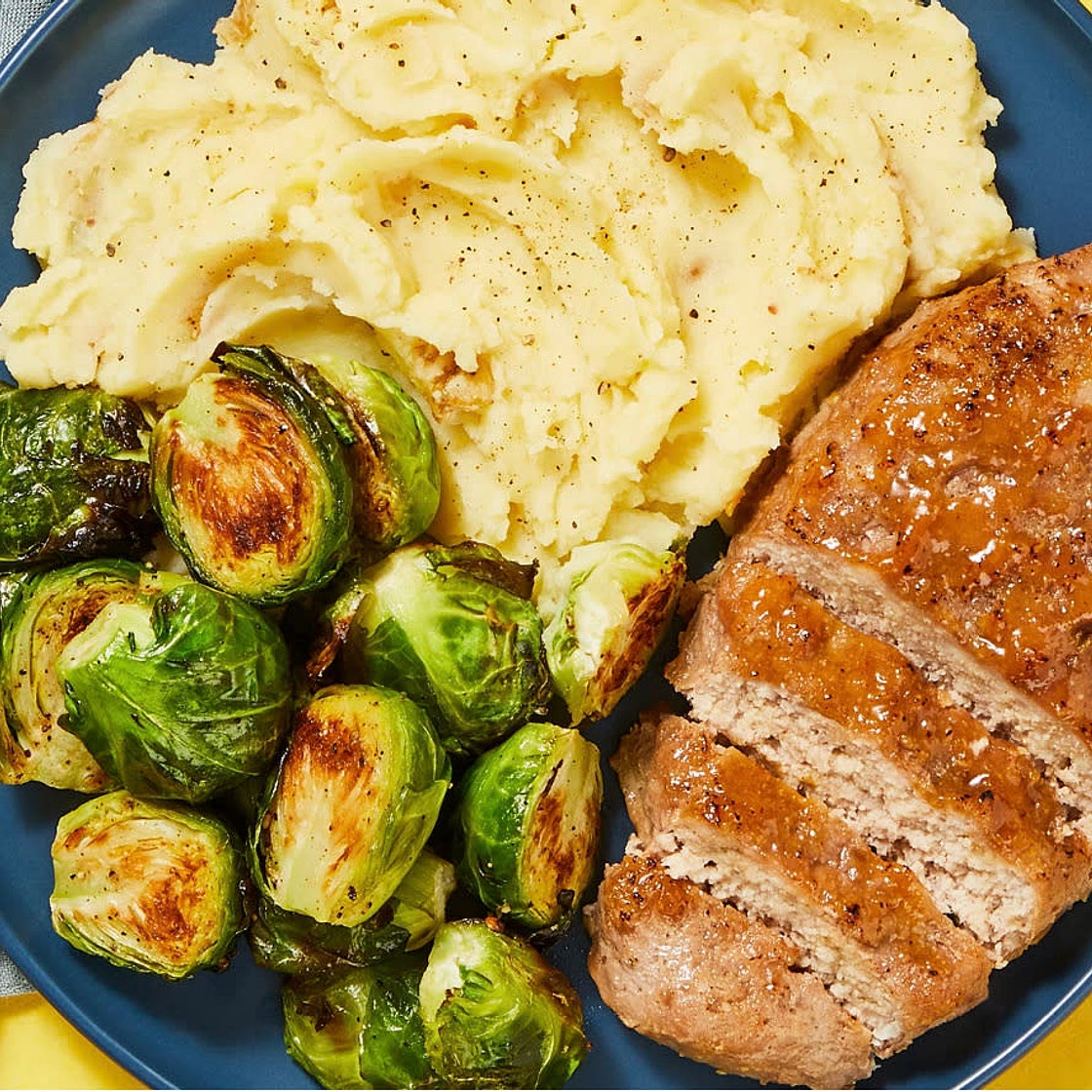 Maple-Dijon Pork Meatloaves