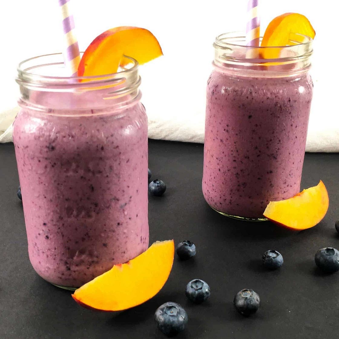 Blueberry Peach Smoothie