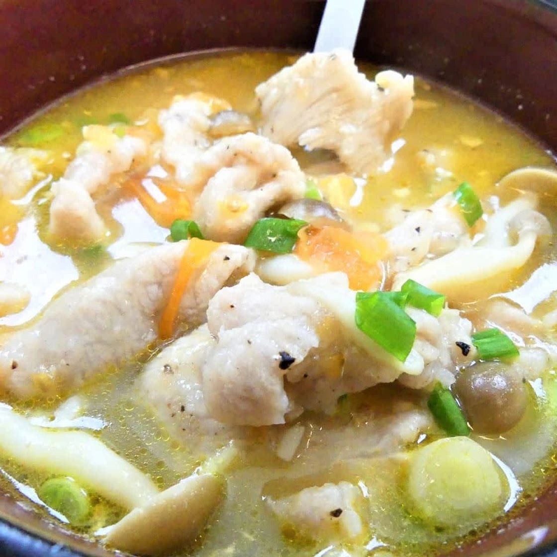 Mushroom with Pork Soup | 蘑菇肉片汤