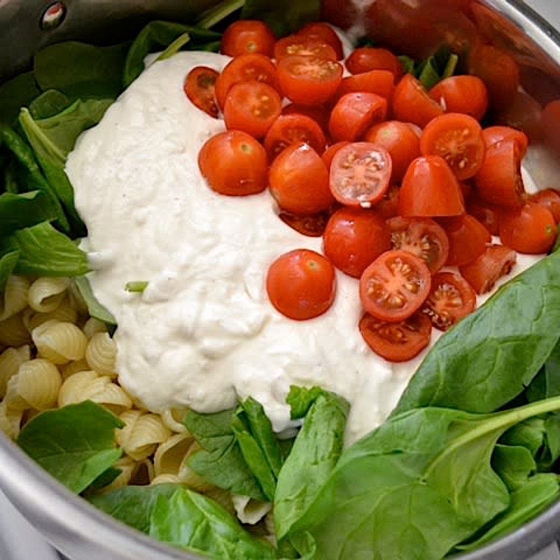 ROASTED GARLIC PASTA SALAD