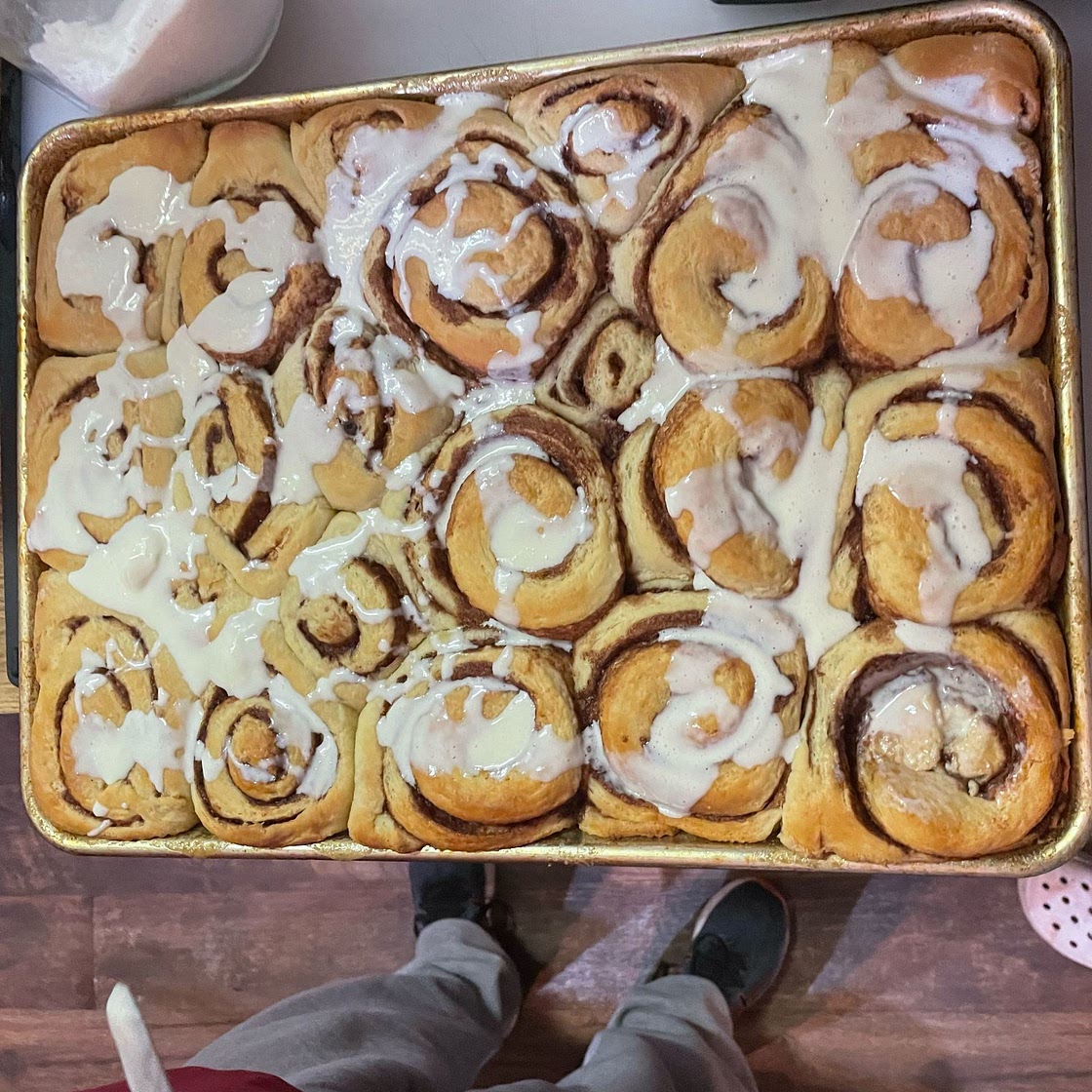 Homemade Cinnamon Rolls and Cinnamon Roll Icing Recipe