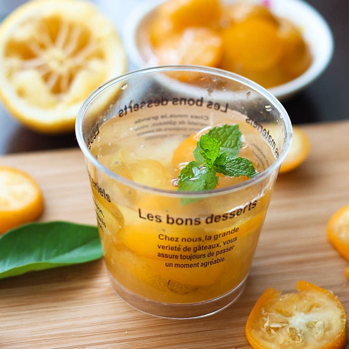 Homemade lemon tea, a must for summer!