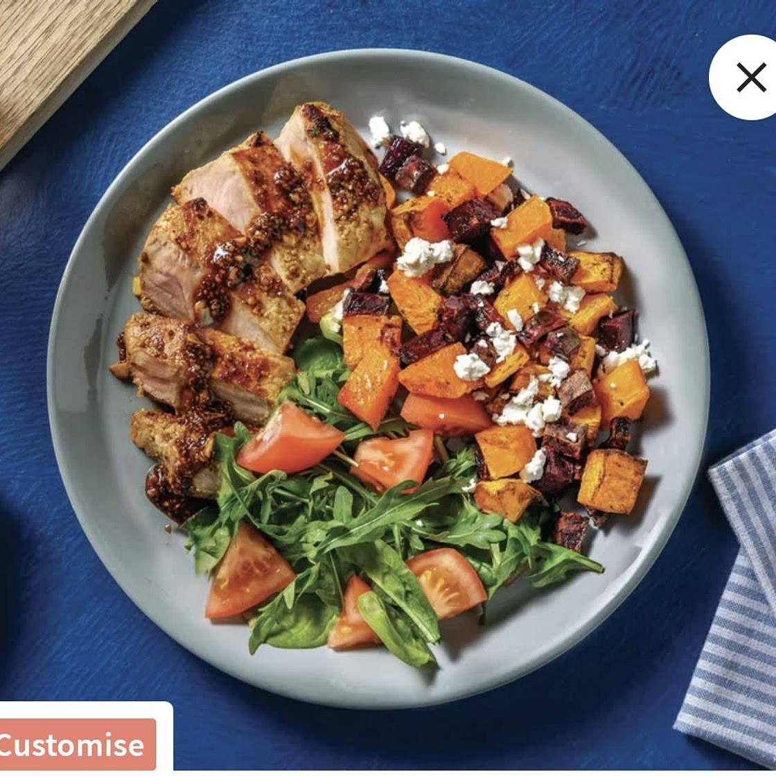 Honey Mustard Pork Steak