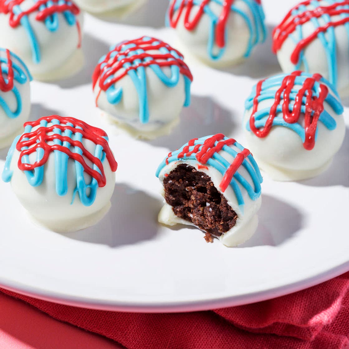 Patriotic Oreo Truffles