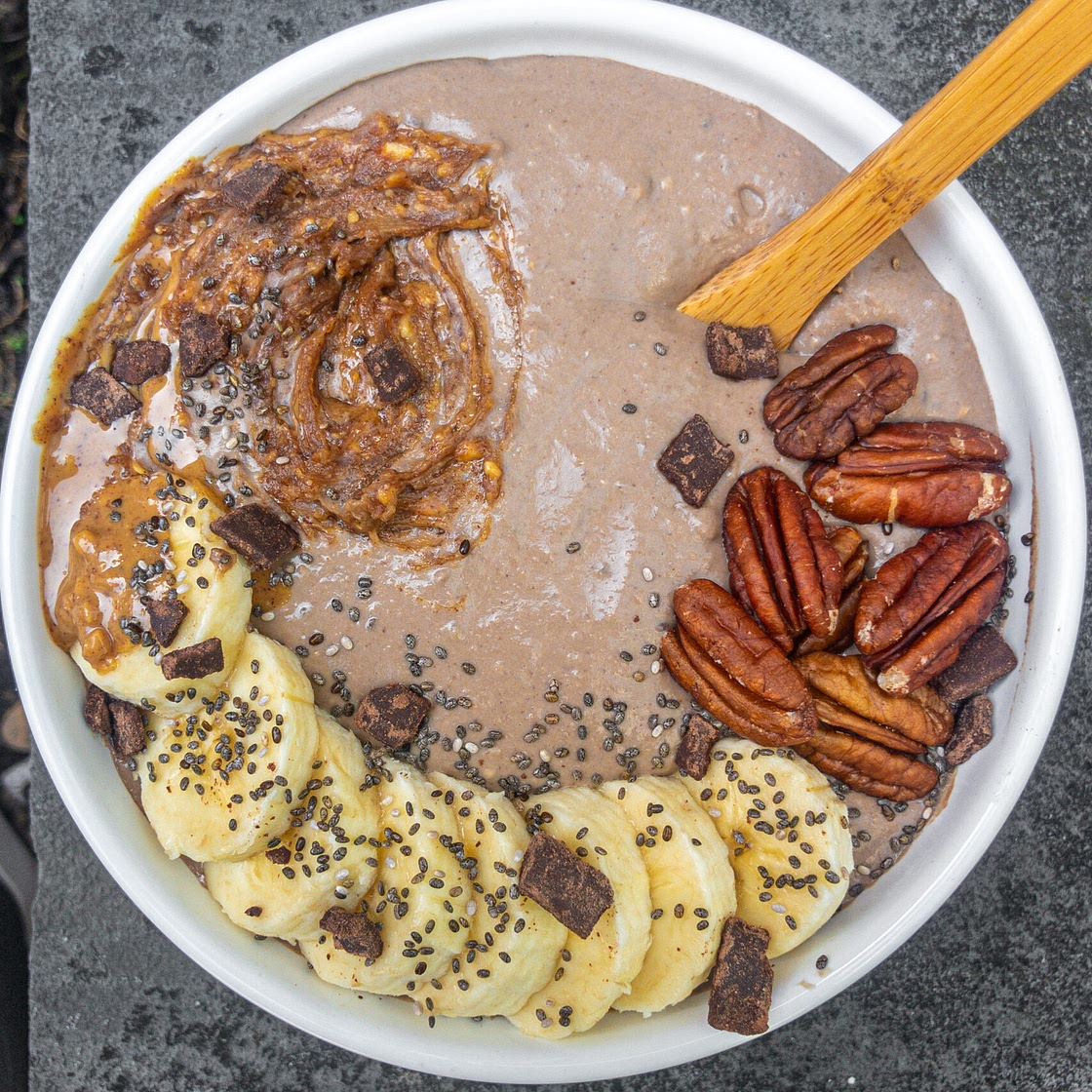 Banana-espresso Smoothiebowl