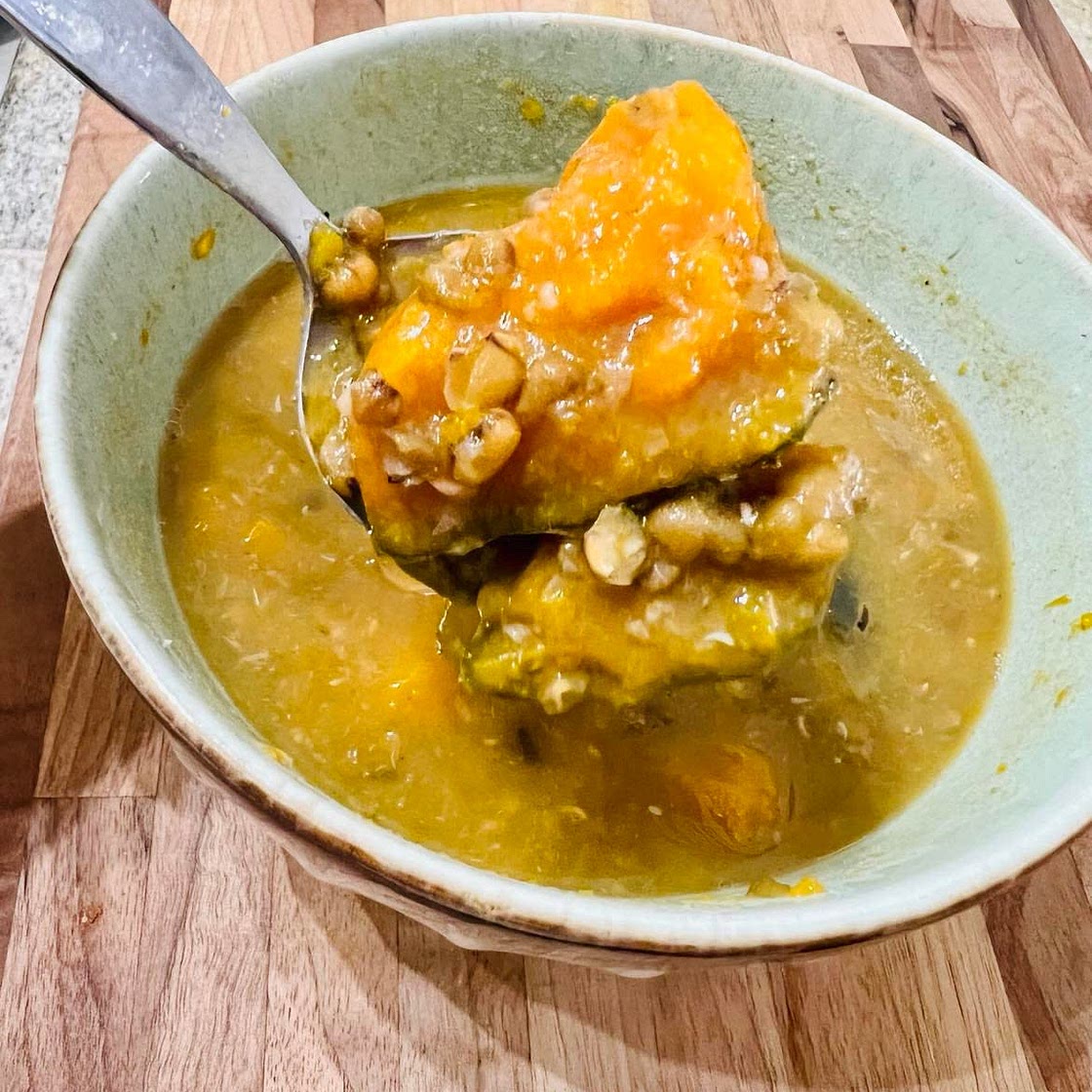 Mung Bean and Pumpkin Soup