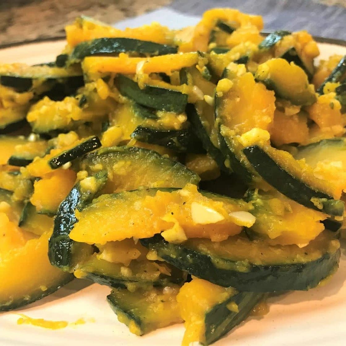 Kabocha Pumpkin With Butter Sauce