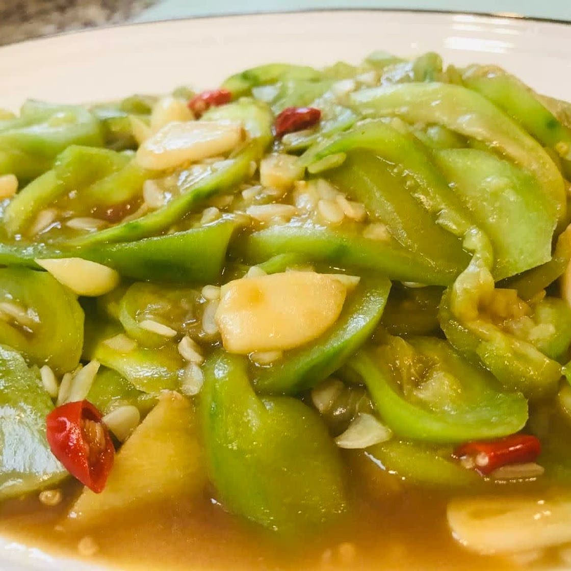 Luffa Acutangula Stir Fry | 炒丝瓜