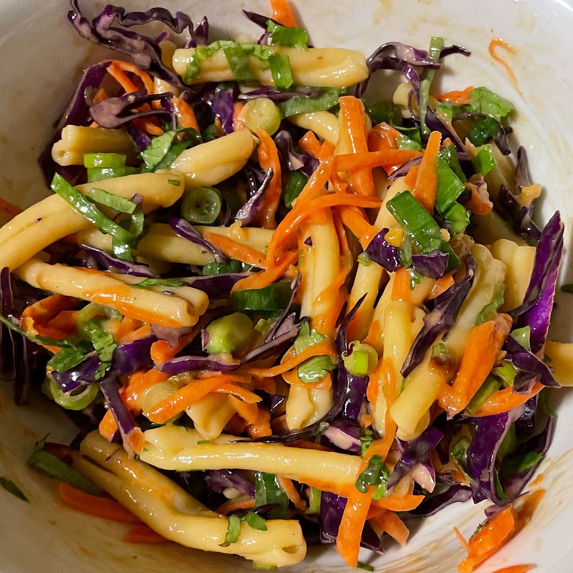 Cold Peanut Noodle Salad