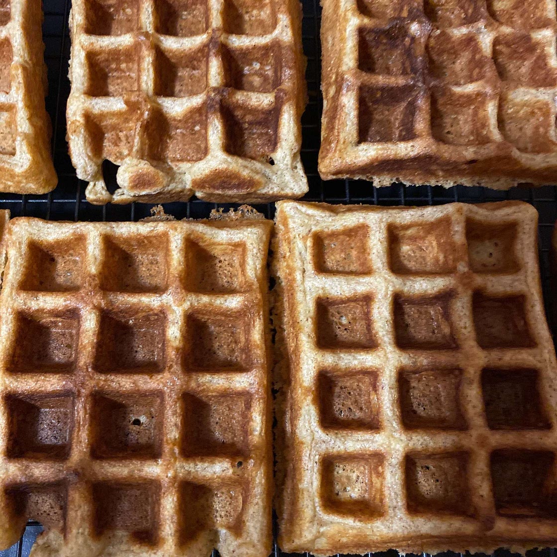 Spelt Belgian Waffles