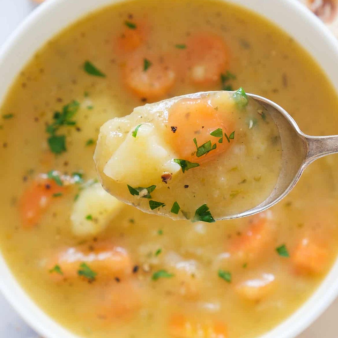 Carrot potato soup