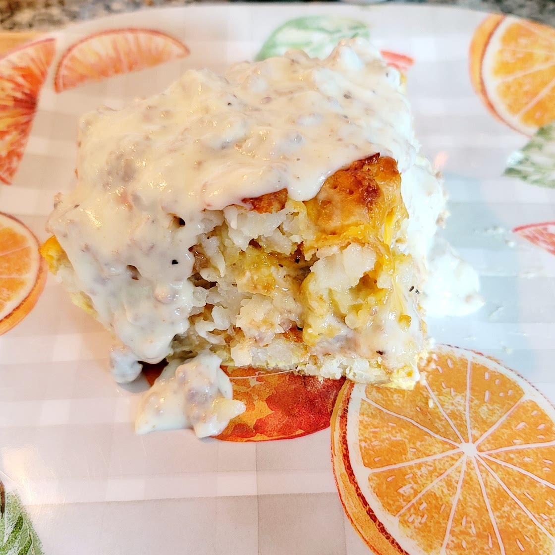 Sausage Gravy Casserole