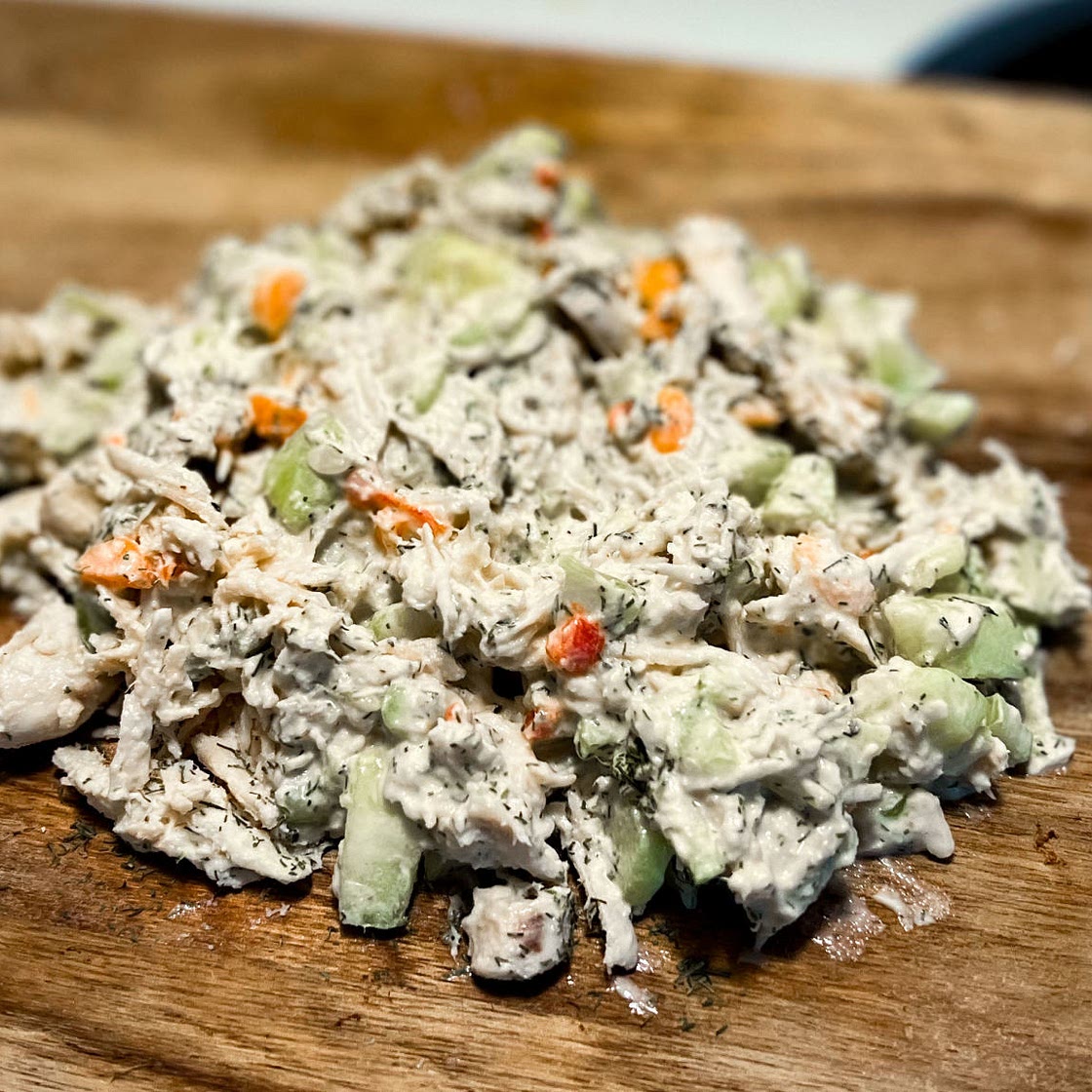 Dill Cucumber Chicken Salad 