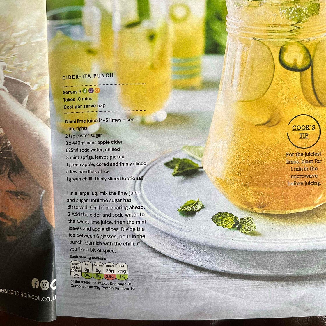 Daddy cool cider punch
