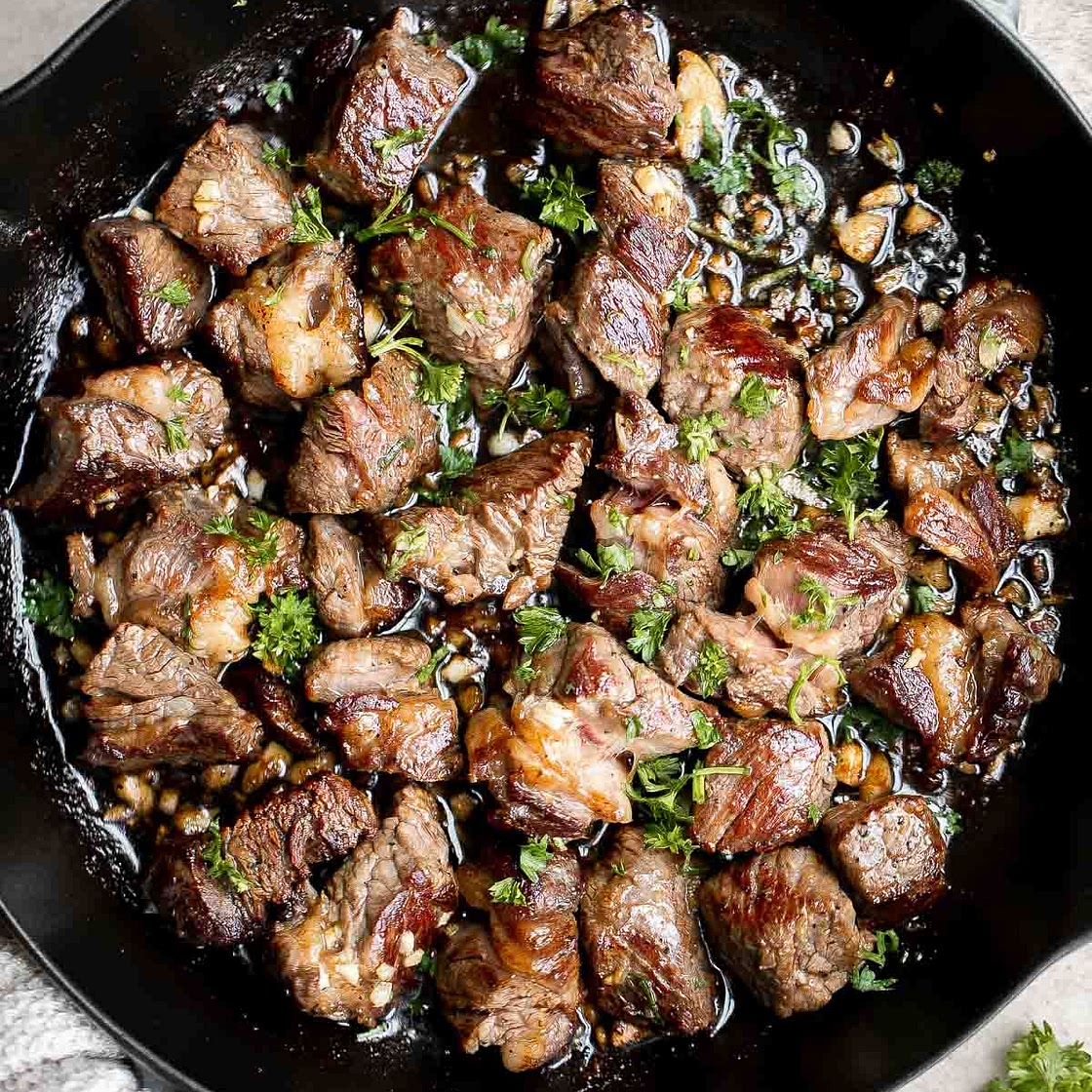 Garlic Butter Steak Bites
