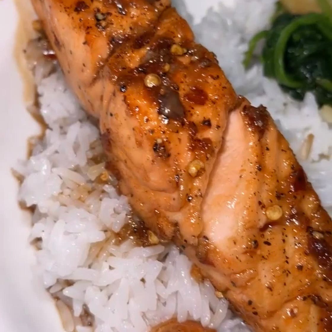 Honey soy salmon 