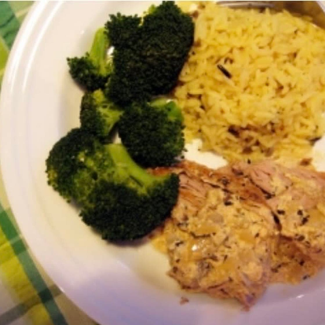 Filet de pirc au fromage a la crème 