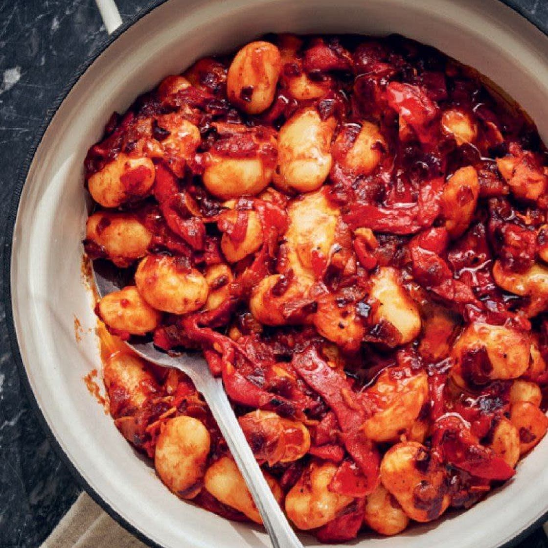 Butter Beans, Paprika & Piquillo Peppers