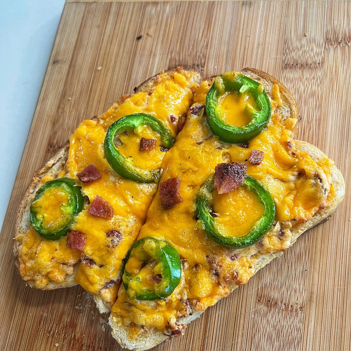Jalapeño Popper Toast - AngielaEats 