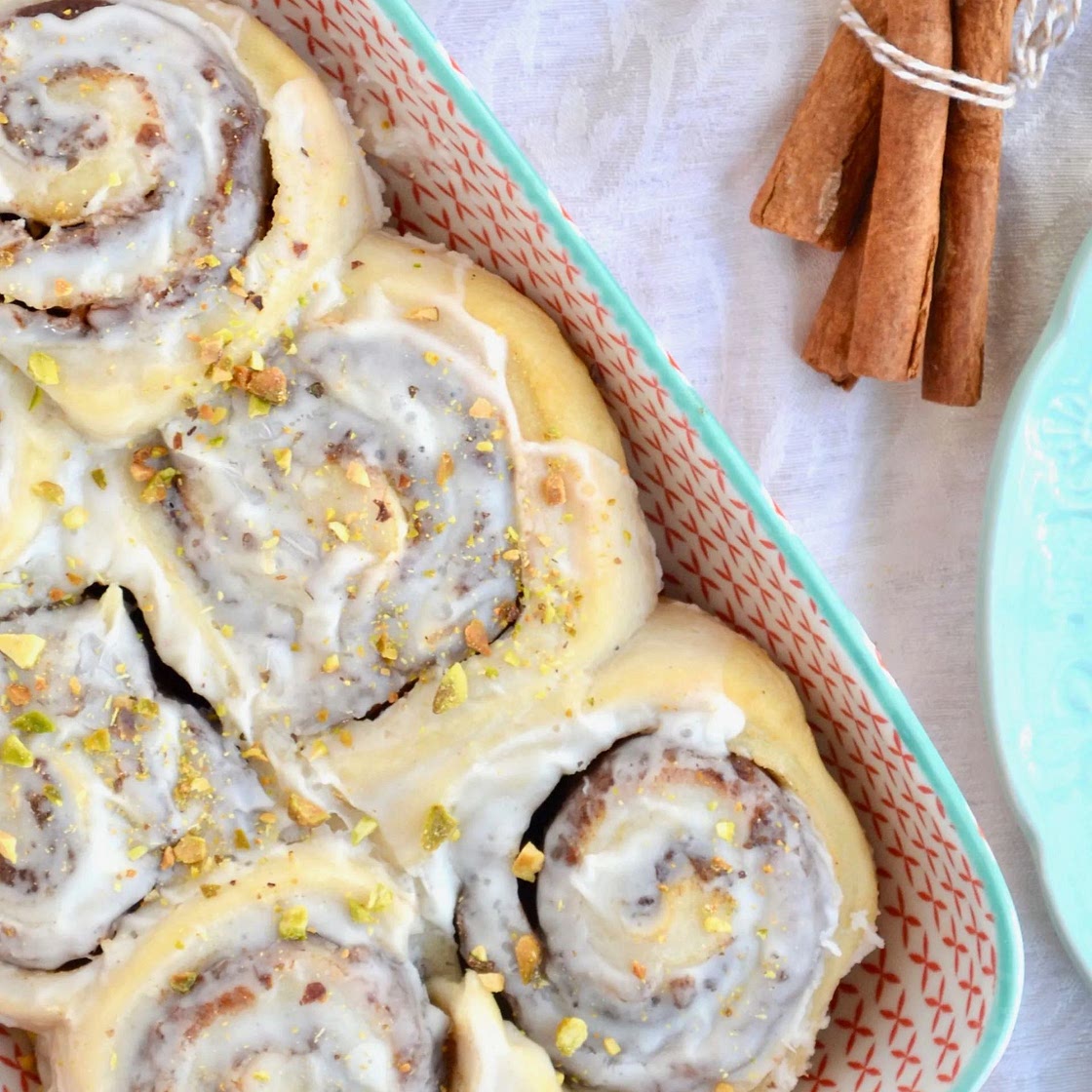 Date Filled Cinnamon Rolls