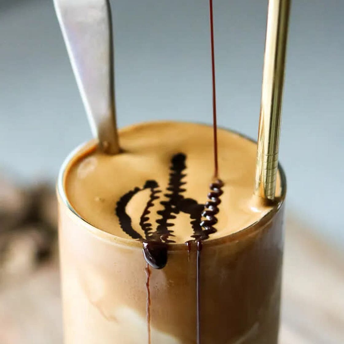 Large Healthy Double Down mocha shake