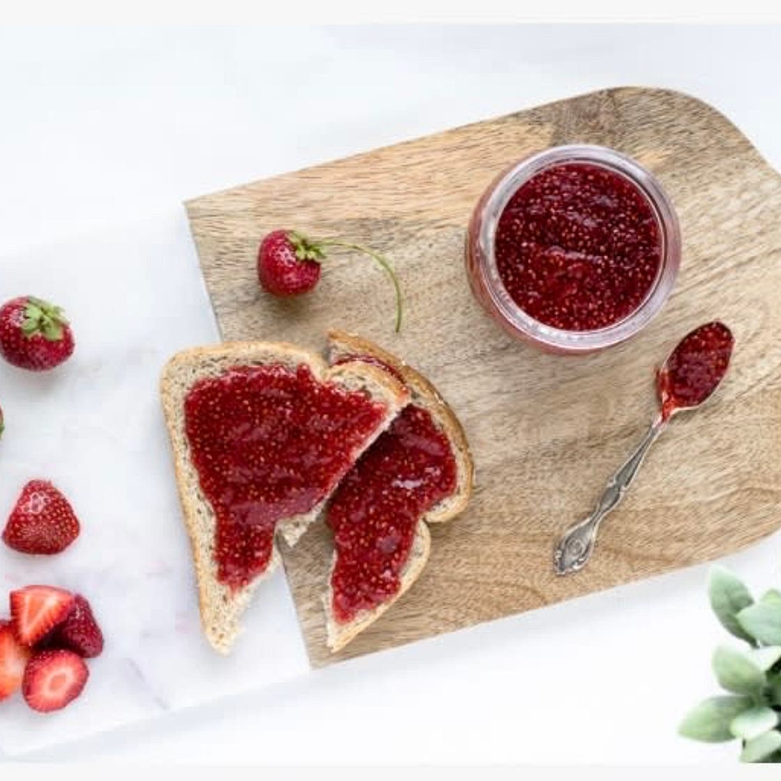 Confiture au fraise sans sucre