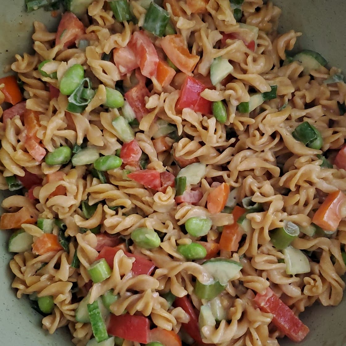 Creamy Sesame Pasta Salad