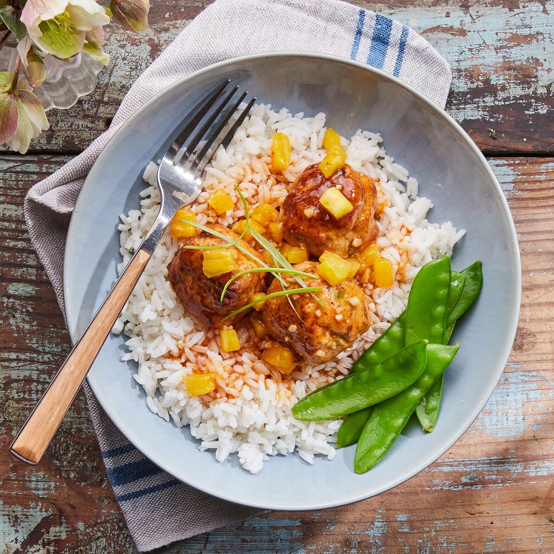 Sweet-and-Sour Chicken Meatballs