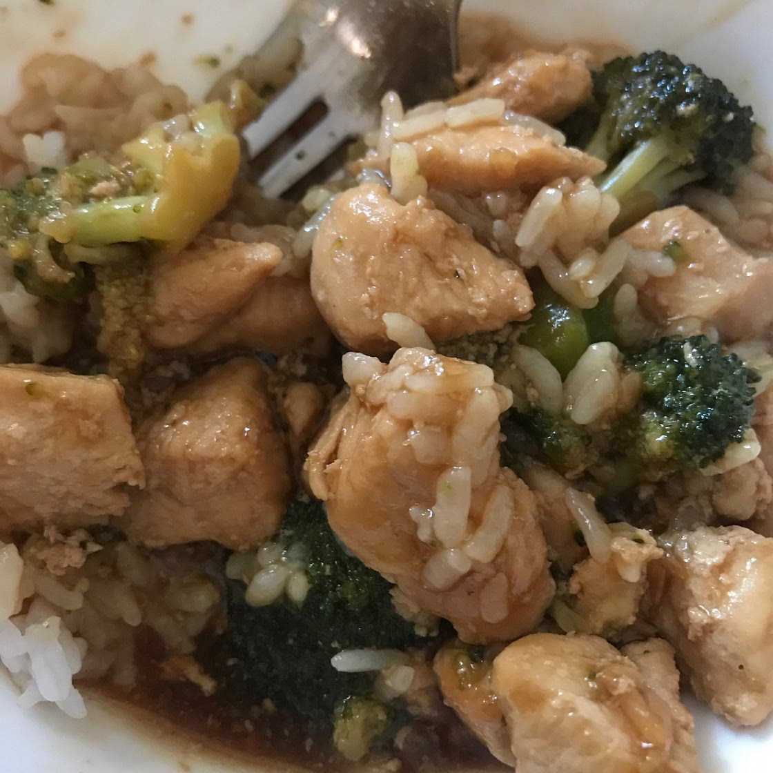 Chicken and Broccoli Stir Fry (4 points per cup)
