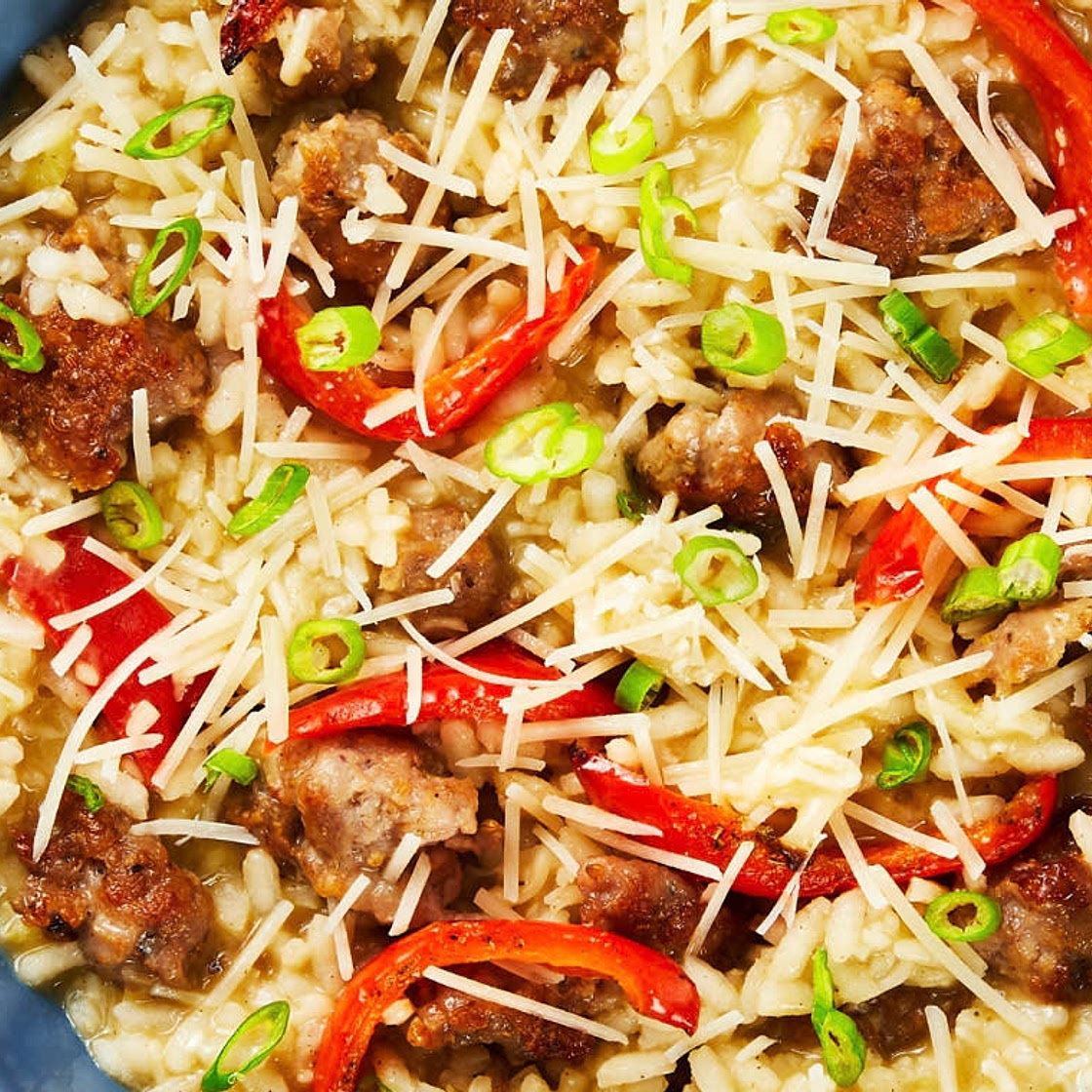 Pork Sausage & Bell Pepper Risotto