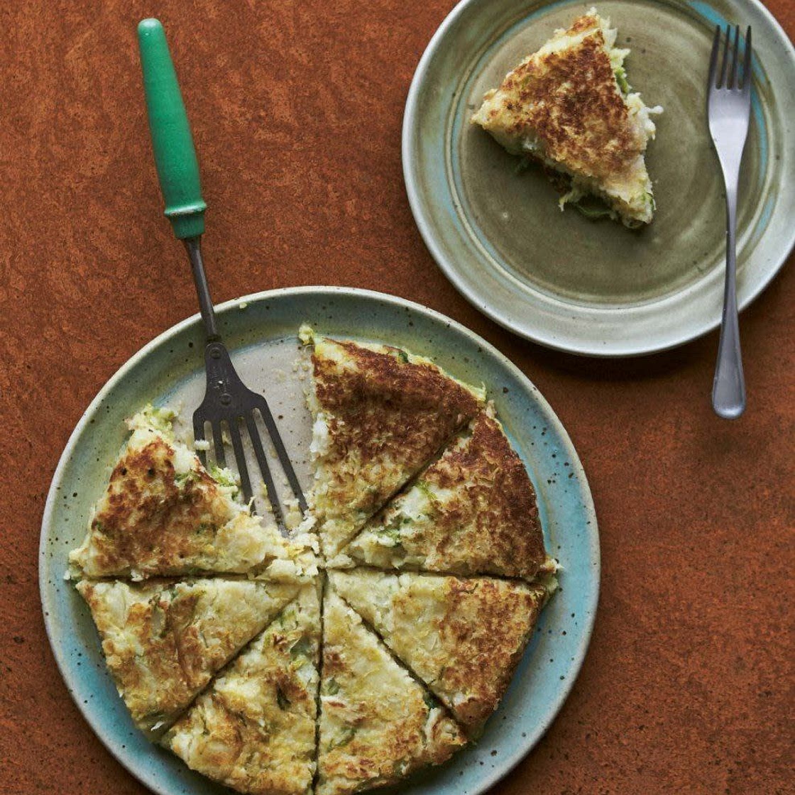 potato and cabbage brustengo