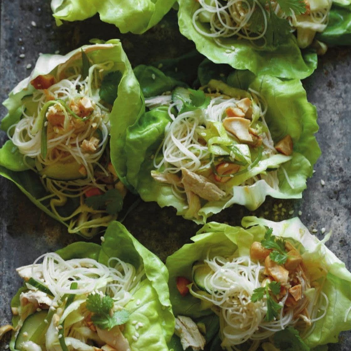 Chinese Noodle Salad inLettuce Cups