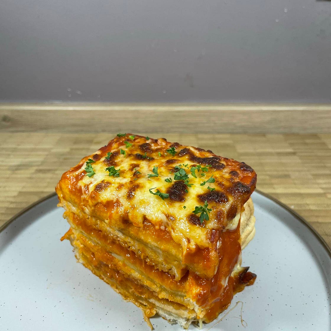 Cheese Toastie Soup Lasagne