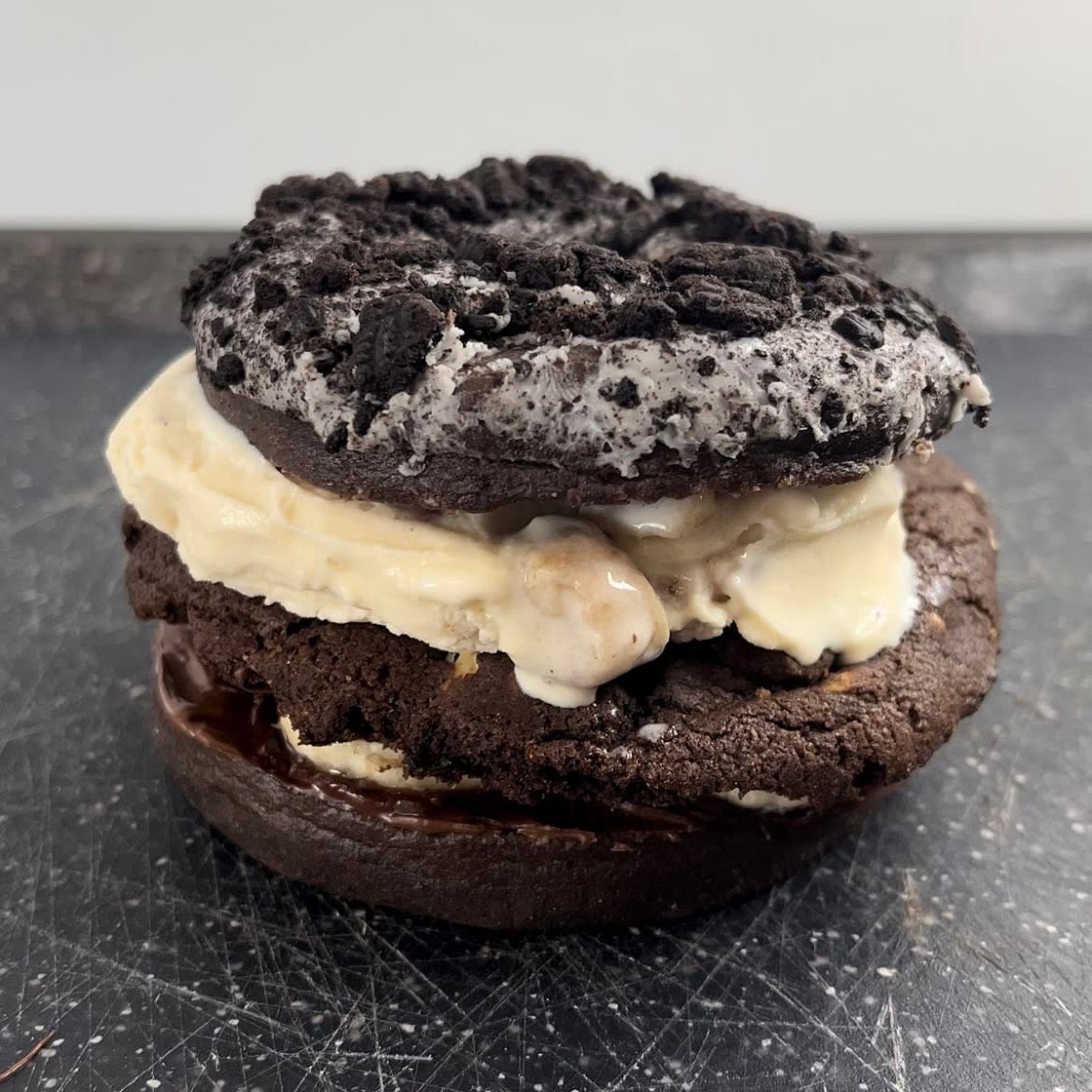Oreo donut cookie sandwich