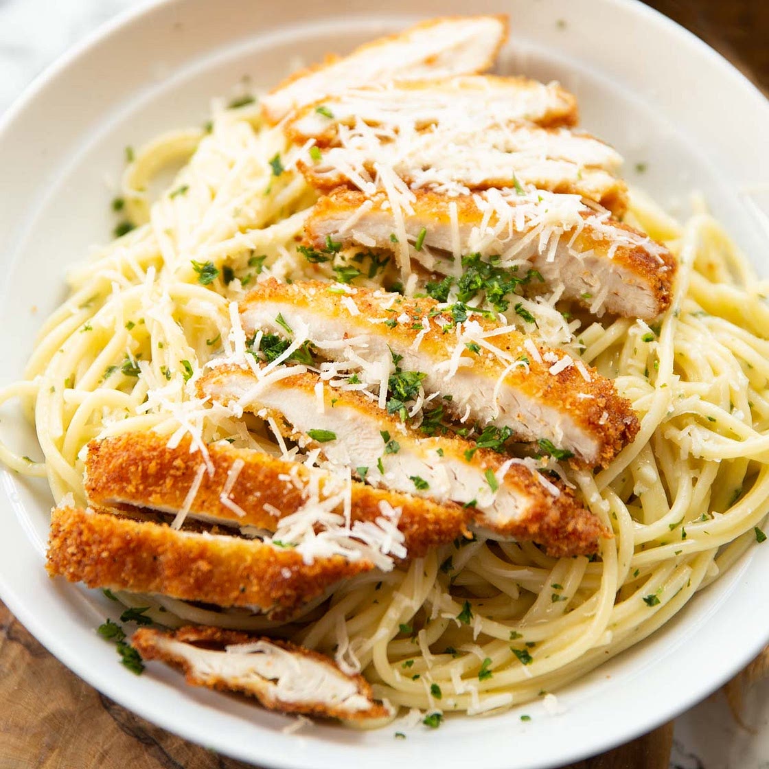 Chicken Kiev Pasta