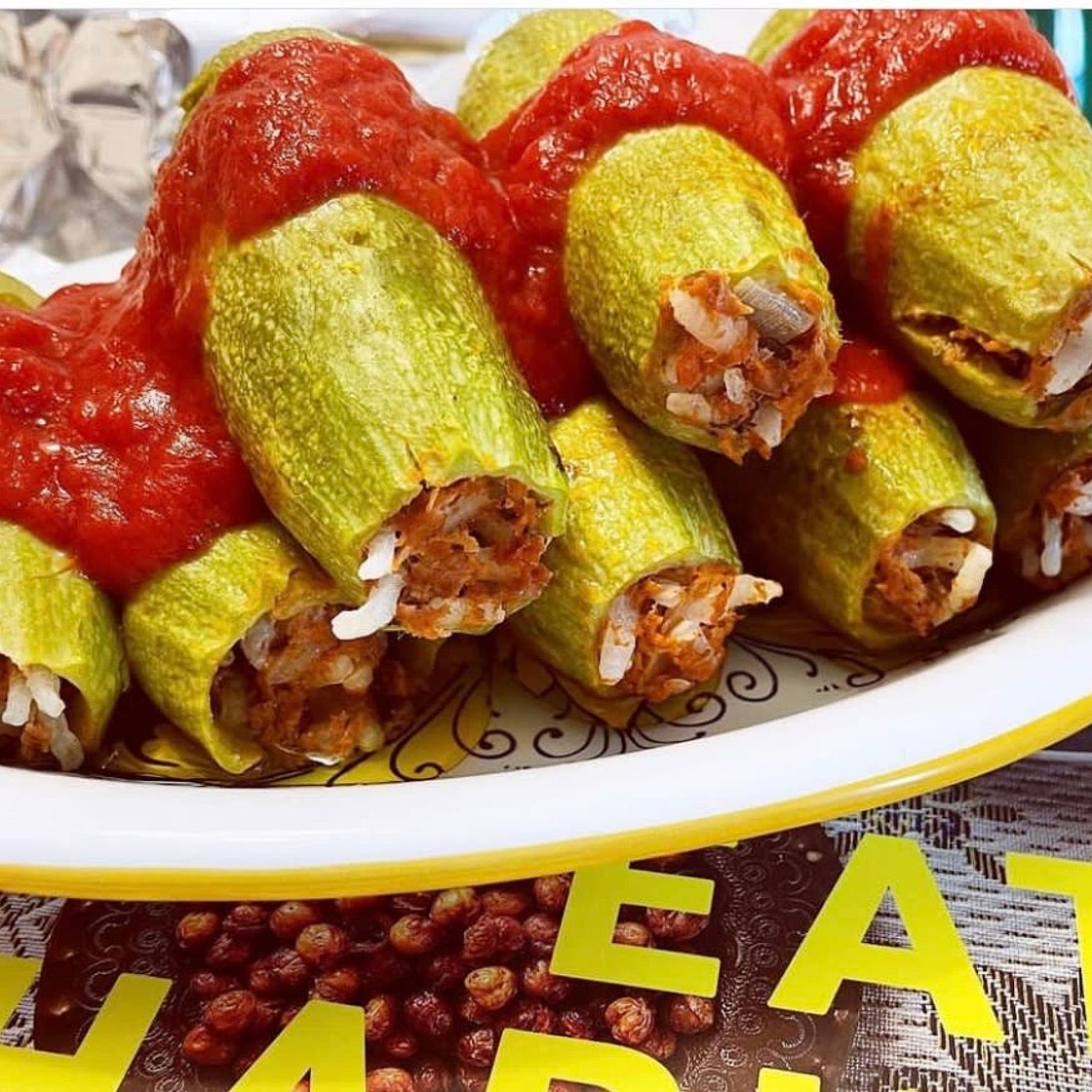Beef and Rice Stuffed Kousa Mahshi