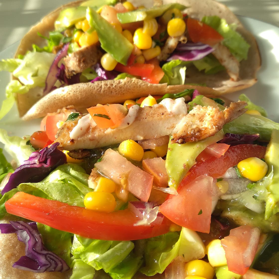 GF Jerk Chicken Taco Wrap