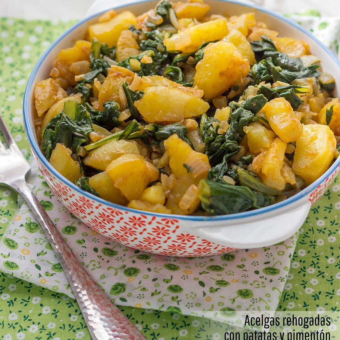 Acelgas rehogadas con patatas