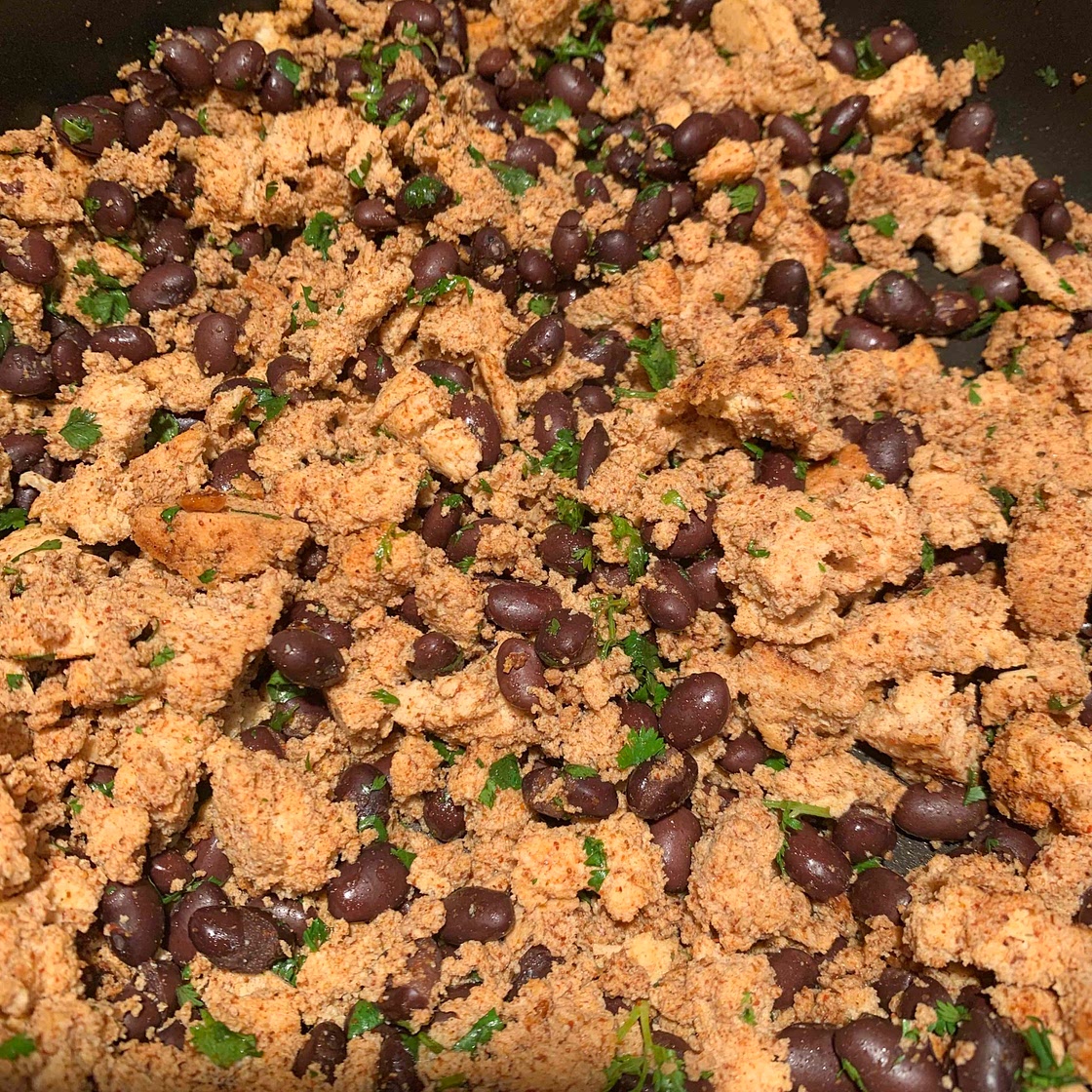Black Bean and Tofu Hash