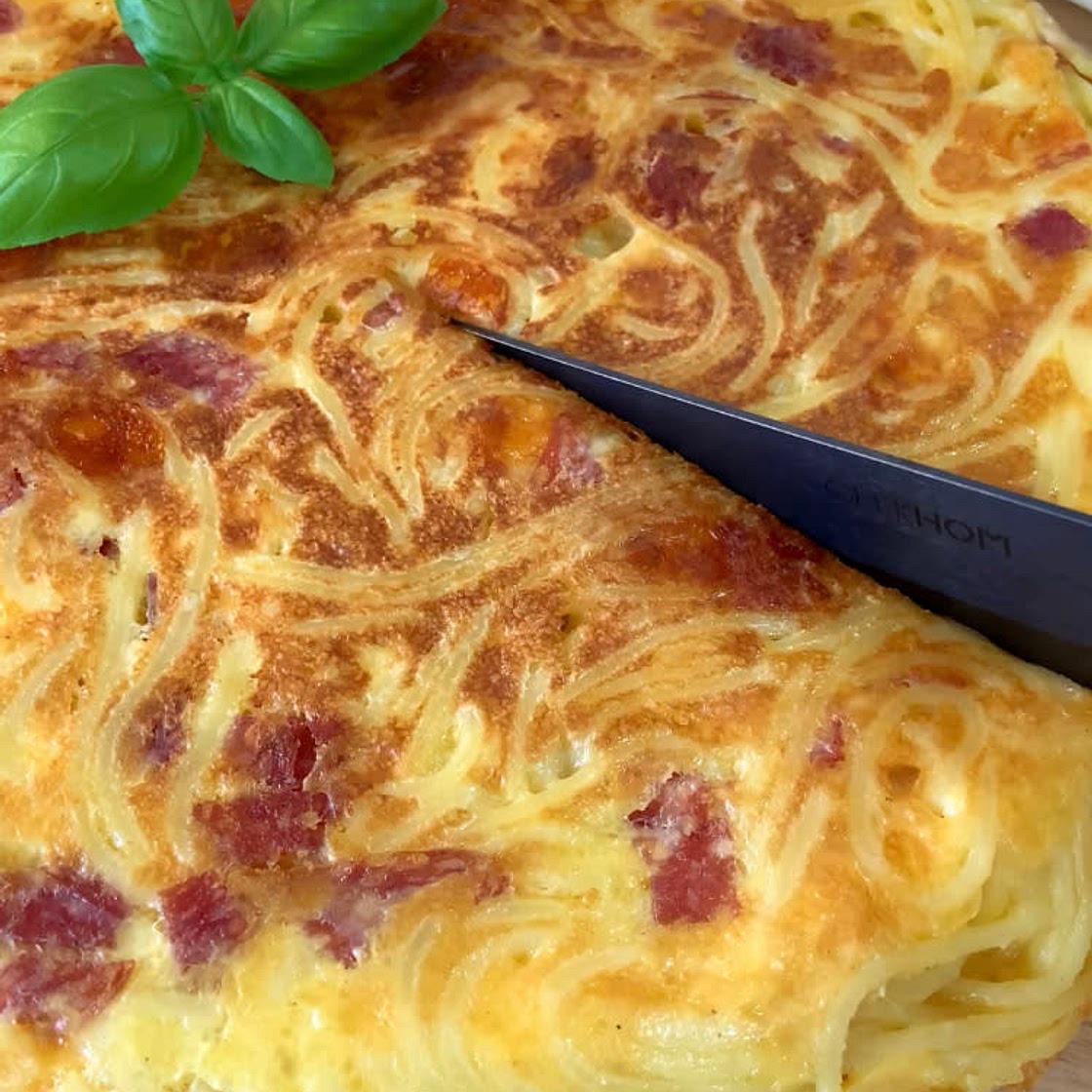FRITTATA DI SPAGHETTI (Spaghetti Pie)