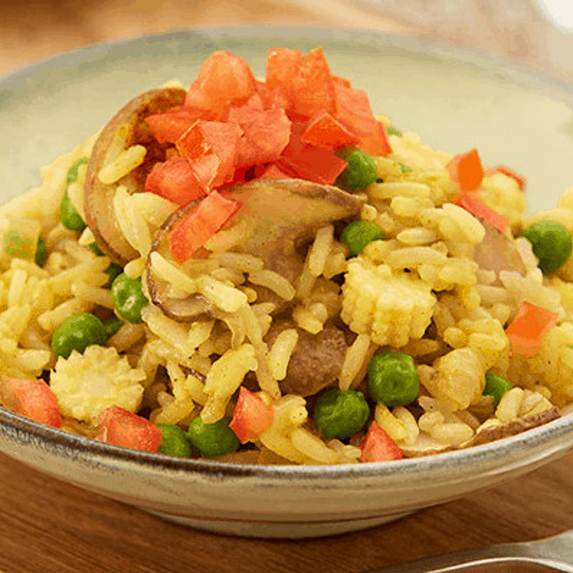 Super savoury mixed-veg rice
