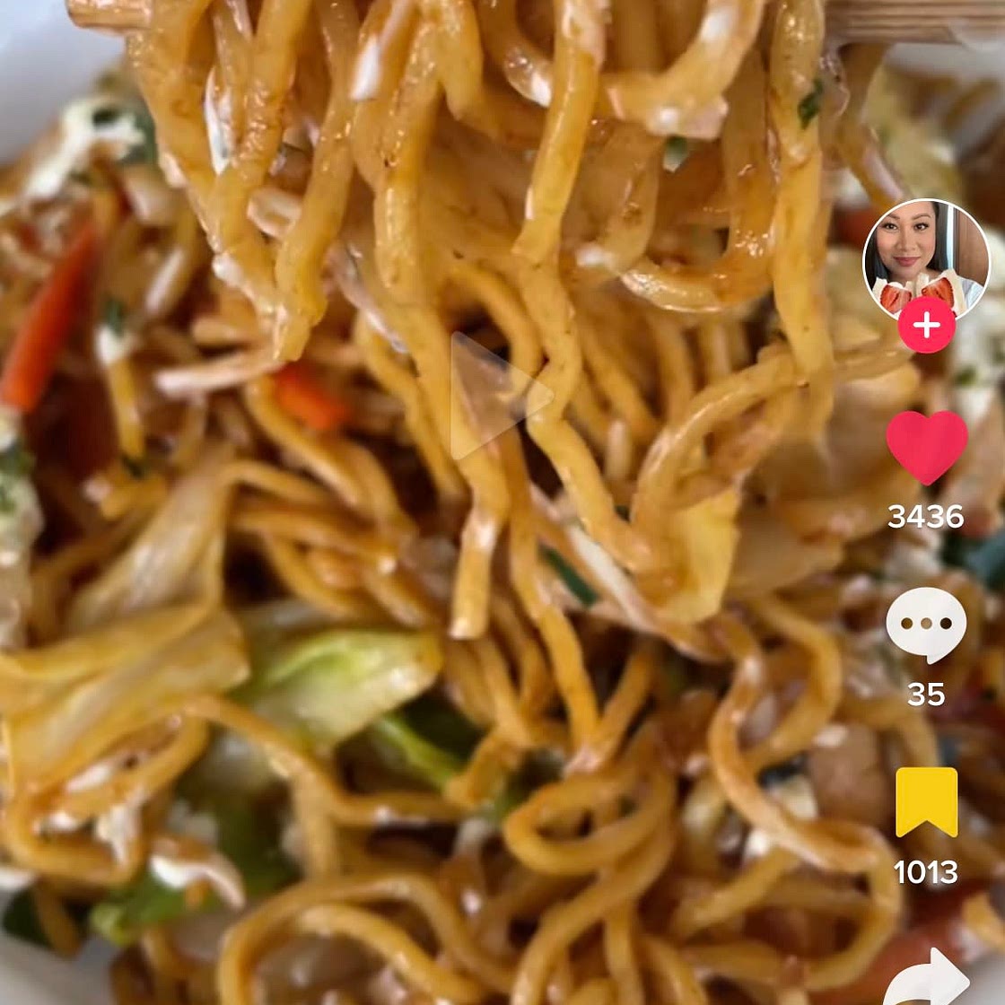 Yaki soba noodles 