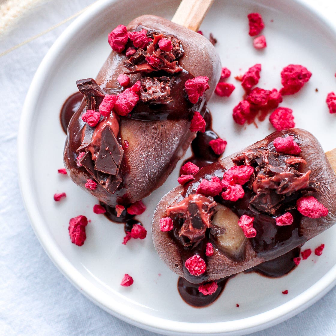 3-ingredient Chocolate Popsicles