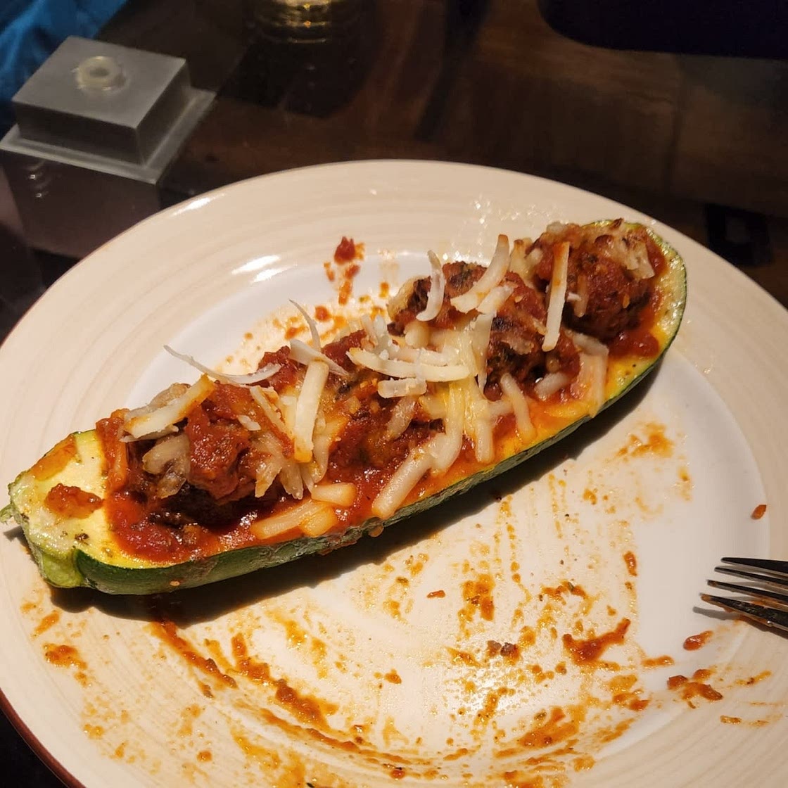 Meatball Zucchini Boats