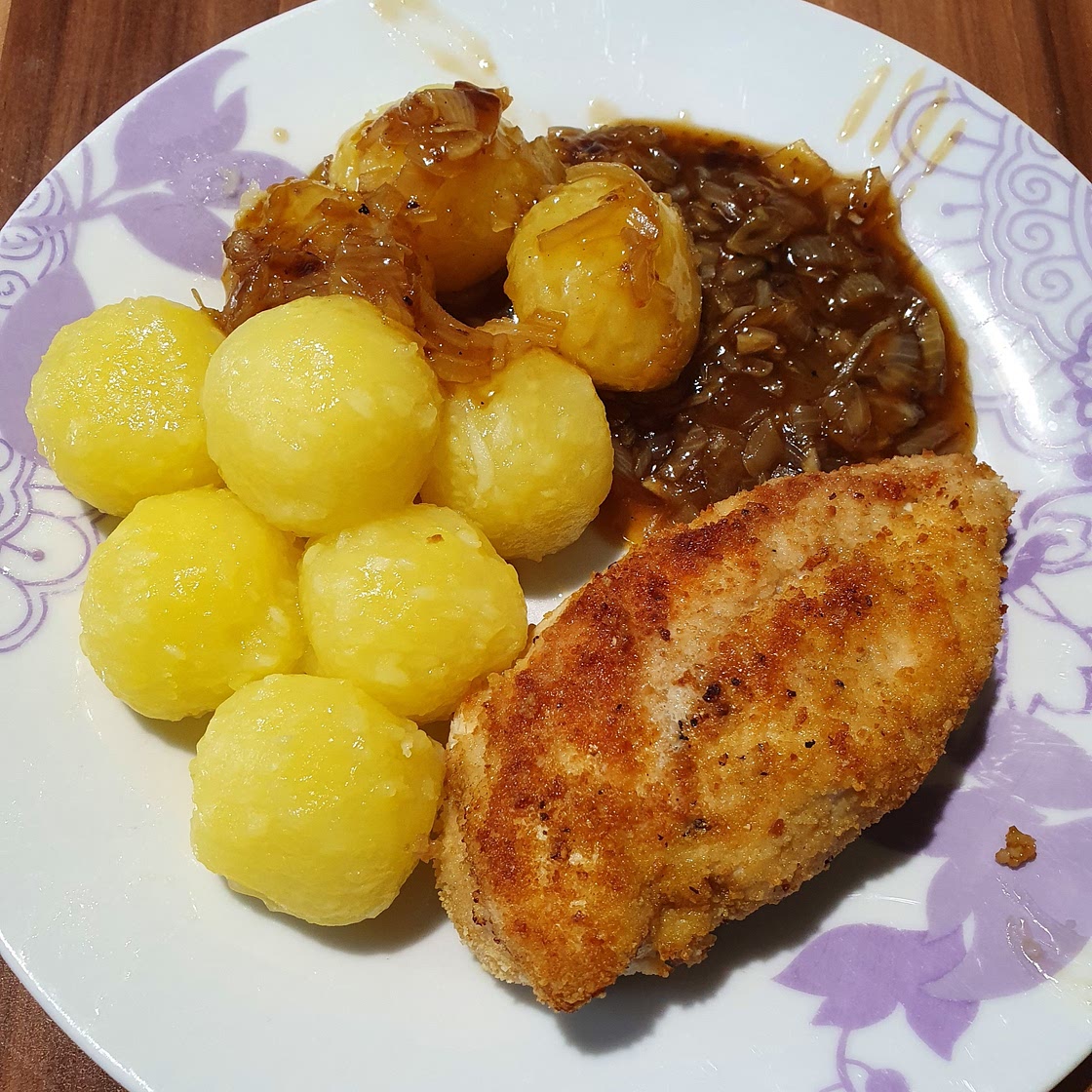 Hähnchenbrust mit Balsamico-Zwiebel-Sauce