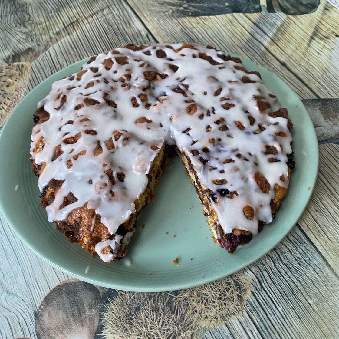 Blueberry Streusel Coffee Cake